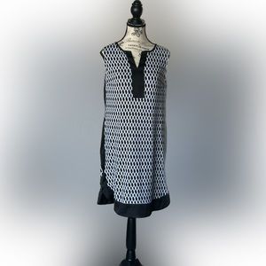 Black and White Ann Taylor dress Sz M Petite